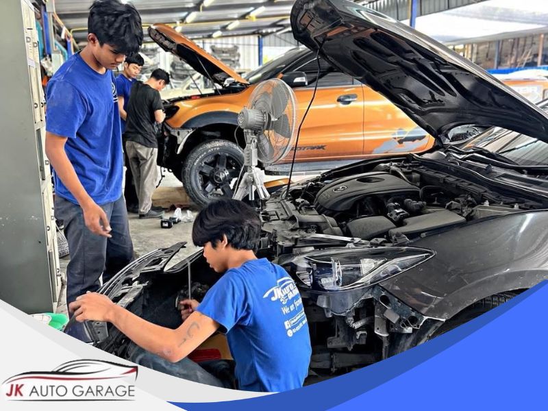 ซ่อมสีรถยนต์บางบ่อ - JK Auto Garage